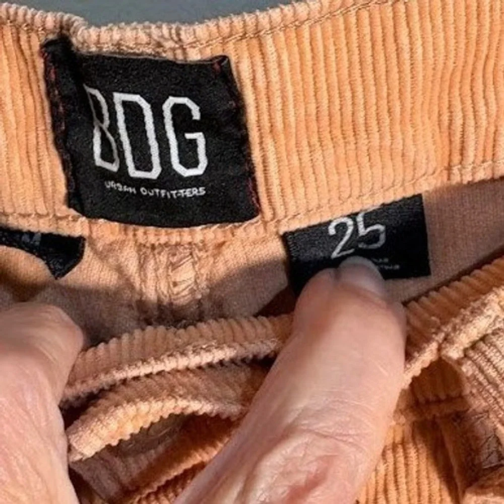 BDG Urban Outfitters Corduroy Carpenter‎ Pants Peach Size 25 Slim Straight